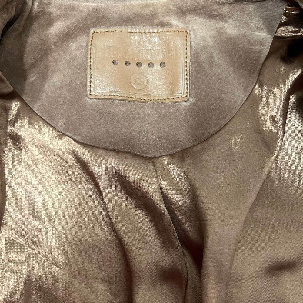 Blank NYC Suede Moto Jacket 100% Leather - Picture 6 of 11